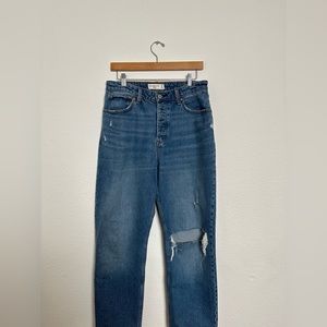 ABERCROMBIE & FITCH CURVE LOVE DAD JEANS
